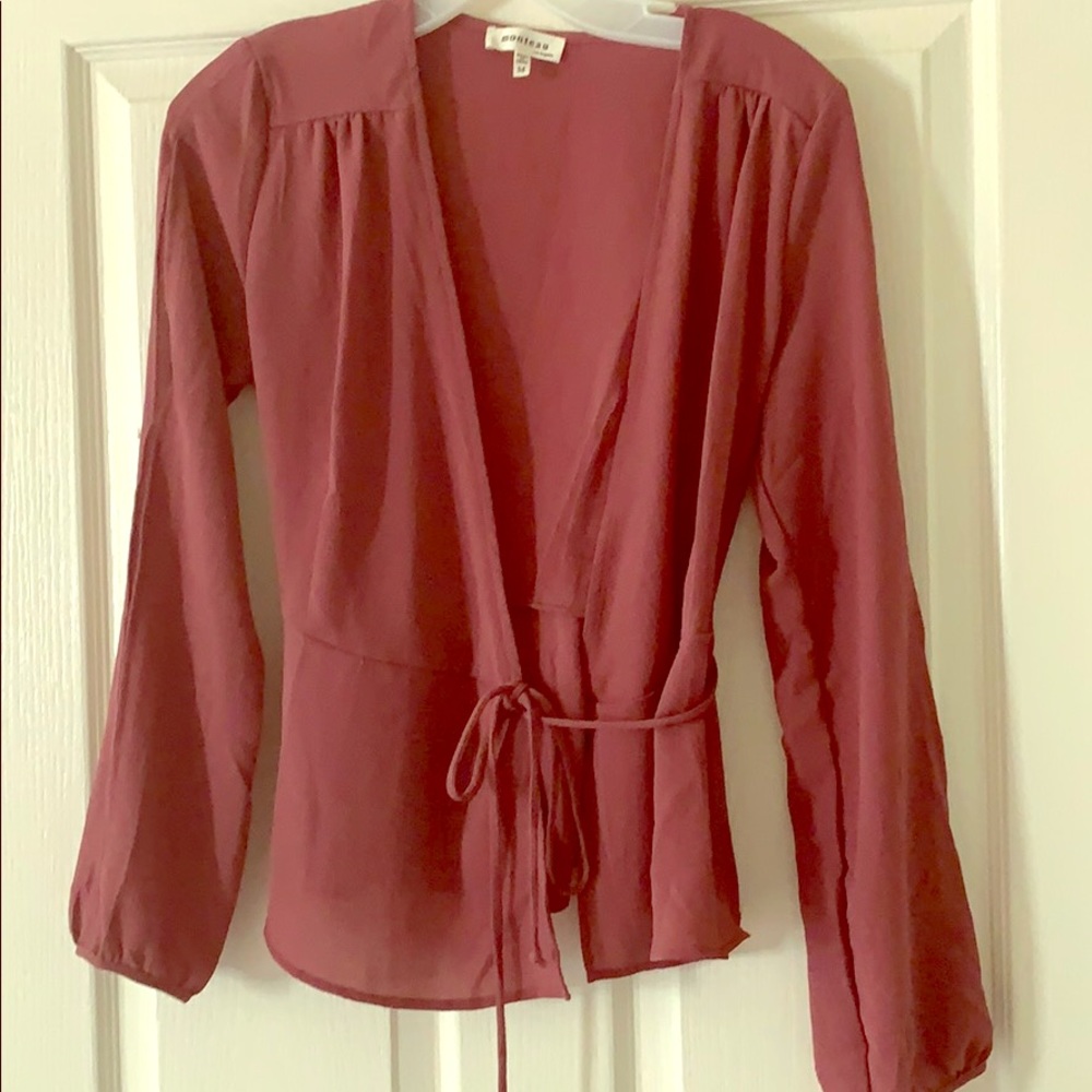 Pink blouse